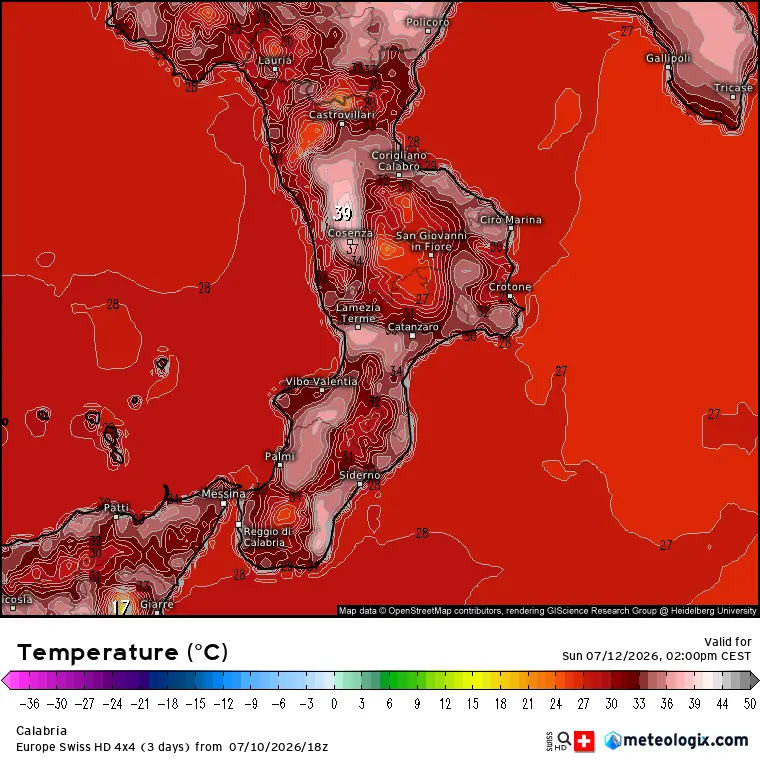 Sole e caldo nel weekend, dalla prossima settimana fiammata africana sulla Calabria con picchi di 40 gradi\n