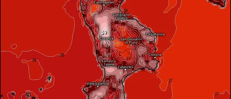 Sole e caldo nel weekend, dalla prossima settimana fiammata africana sulla Calabria con picchi di 40 gradi\n