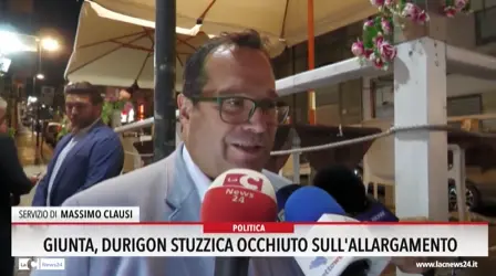 Giunta, Durigon stuzzica Occhiuto sull'allargamento