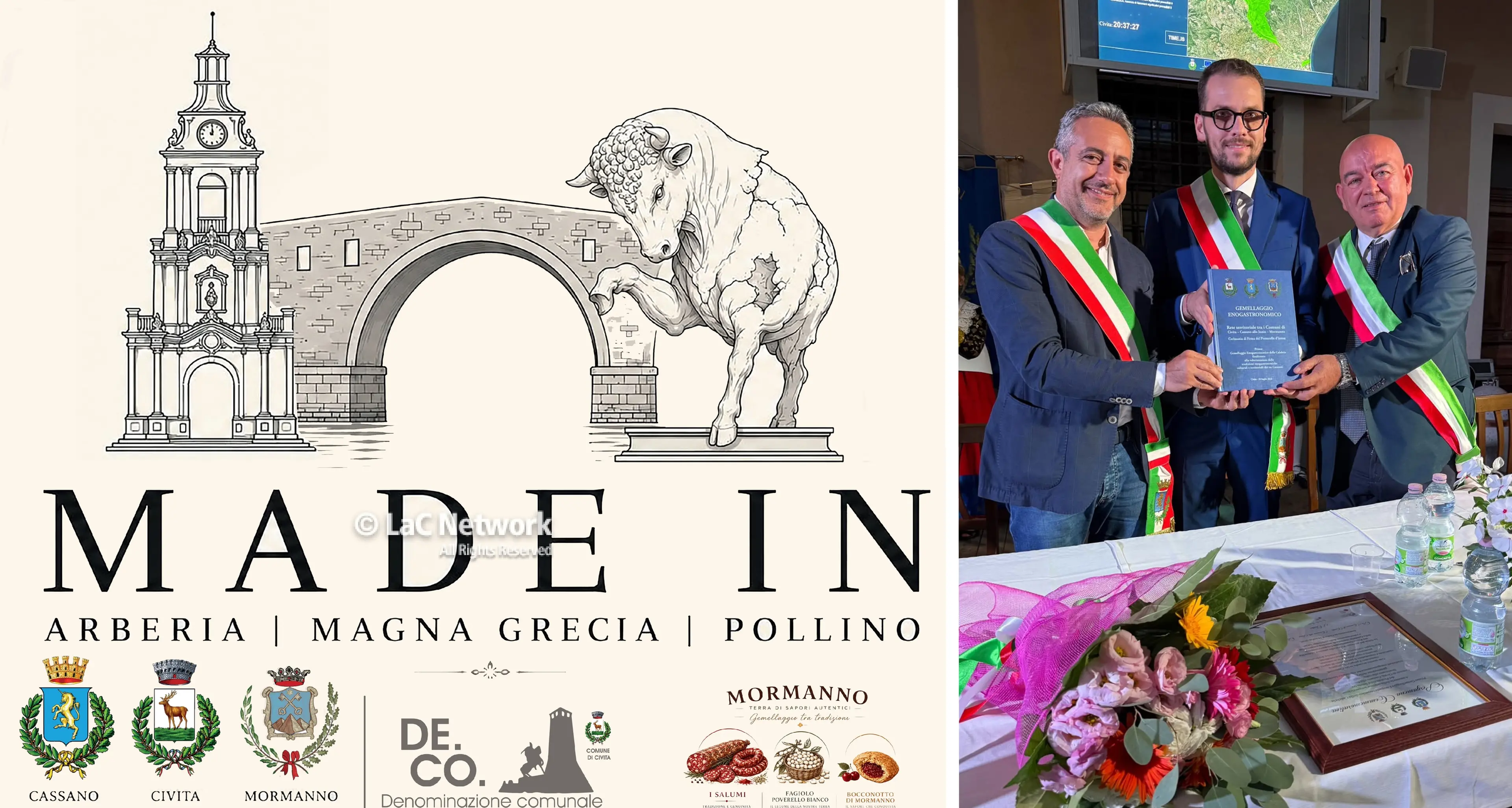L'eccellenza che unisce: a Civita il debutto del gemellaggio storico tra Pollino e Ionio