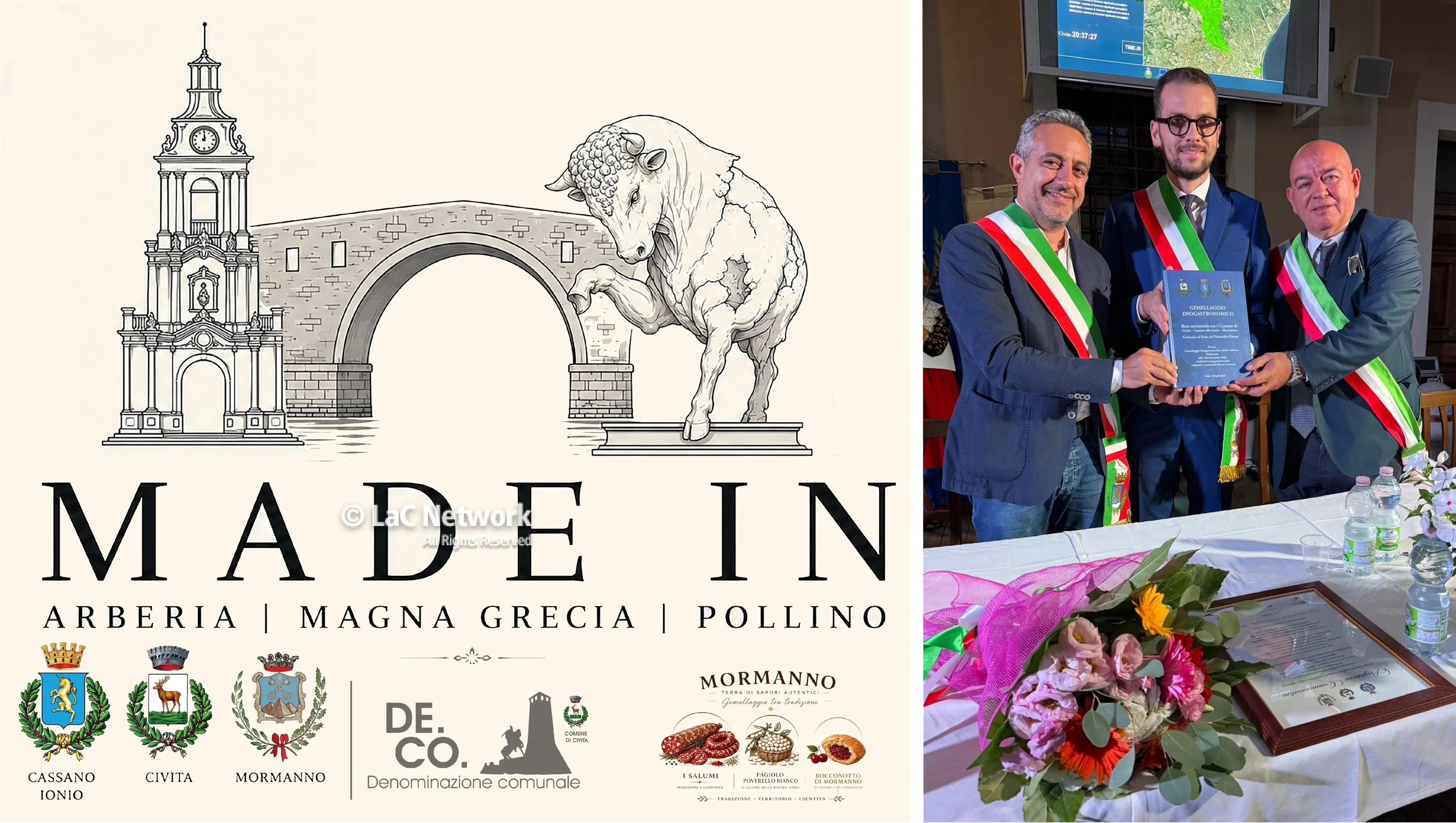 L'eccellenza che unisce: a Civita il debutto del gemellaggio storico tra Pollino e Ionio