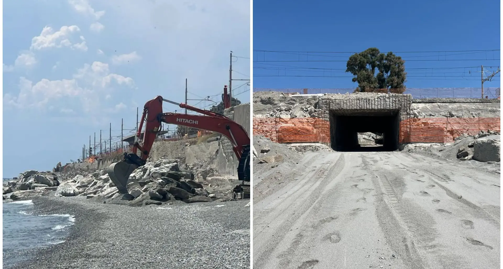 <p>Melito Porto Salvo volta pagina dopo quasi vent'anni: al via la <span style=\"color:hsl(0, 75%, 60%);\">demolizione del vecchio muro ferroviario</span></p>