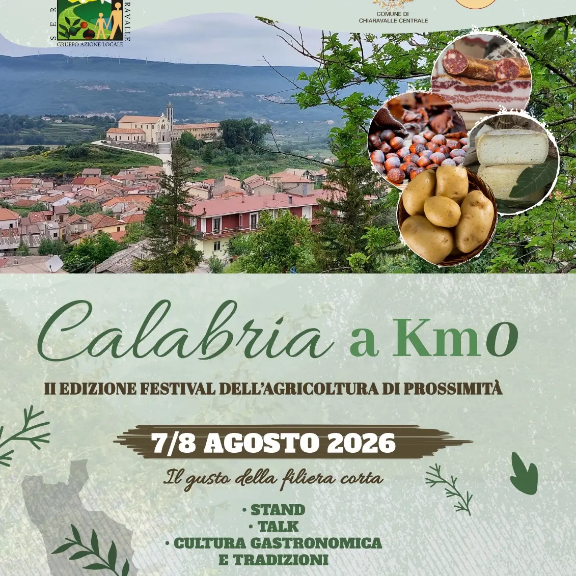 Il Gal Serre Calabresi\u00A0ripropone il\u00A0Festival dell’agricoltura di prossimità, appuntamento ad agosto a Chiaravalle Centrale\n
