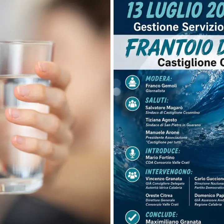 Acqua, in Calabria oltre la metà si perde prima di arrivare ai rubinetti: la sfida della grande riforma\n