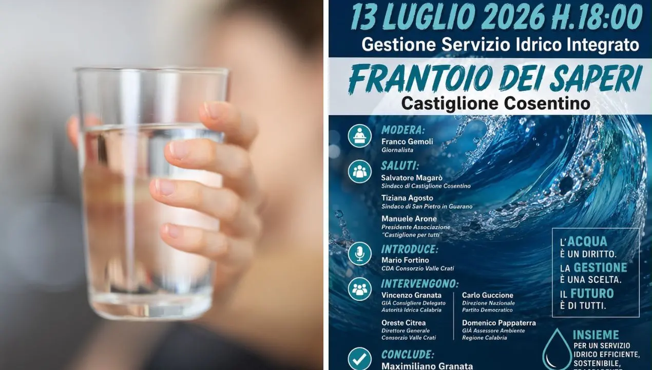 Acqua, in Calabria oltre la metà si perde prima di arrivare ai rubinetti: la sfida della grande riforma\n