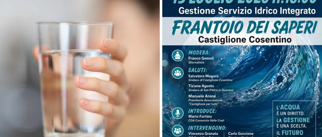 Acqua, in Calabria oltre la metà si perde prima di arrivare ai rubinetti: la sfida della grande riforma\n