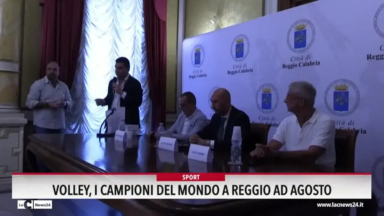 Volley, i campioni del mondo a Reggio ad agosto