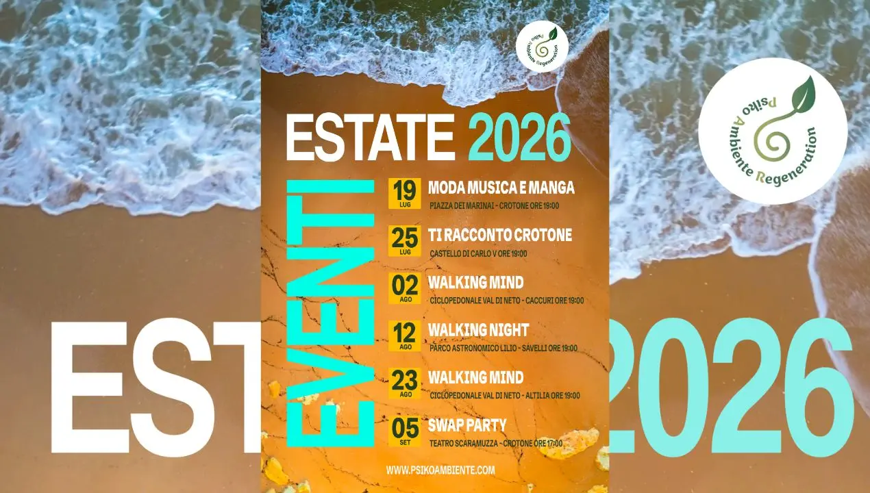 Passeggiate nella Val di Neto, incontri culturali e arte: a Crotone sei eventi targati Psiko Ambiente Regeneration\n