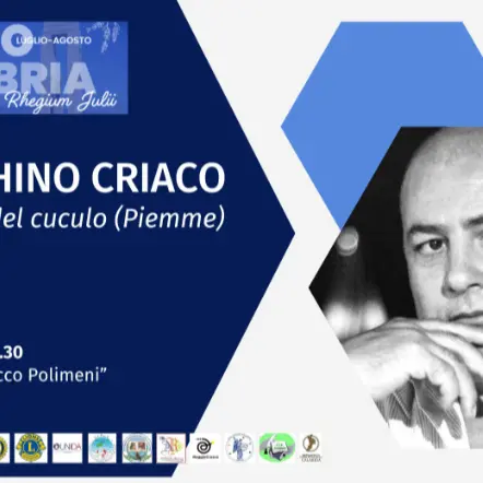 Gioacchino Criaco terzo ospite della importante rassegna letteraria del Rhegium Julii\n