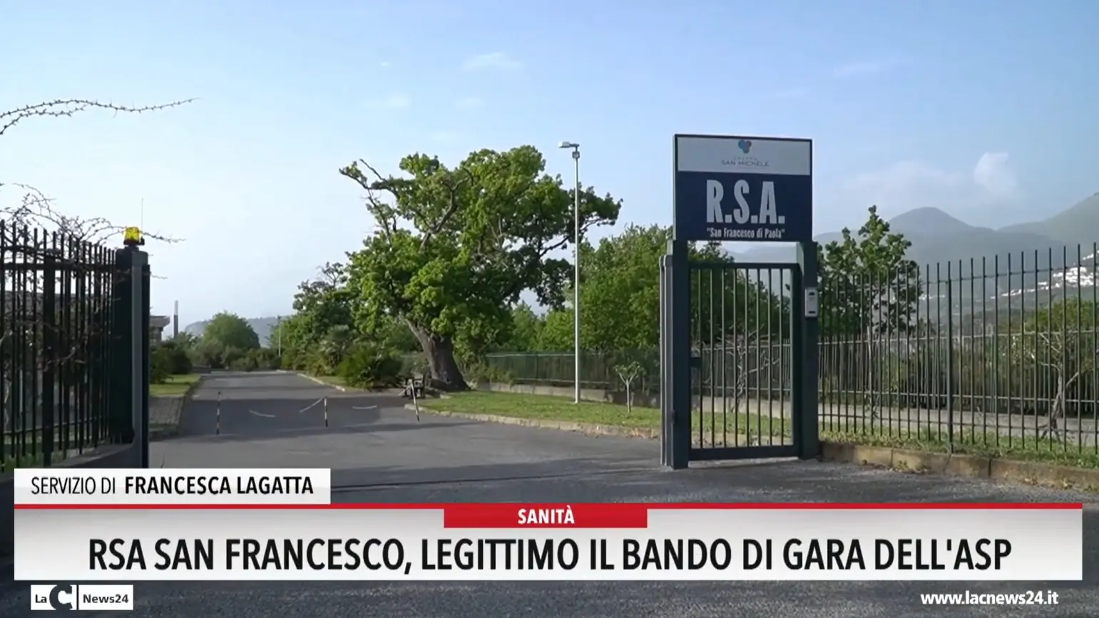 Rsa San Francesco, legittimo il bando di gara dell'asp di Cosenza