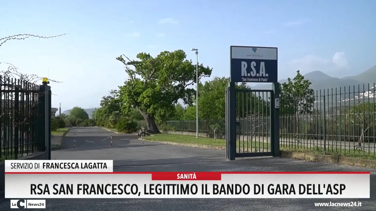 Rsa San Francesco, legittimo il bando di gara dell'asp di Cosenza