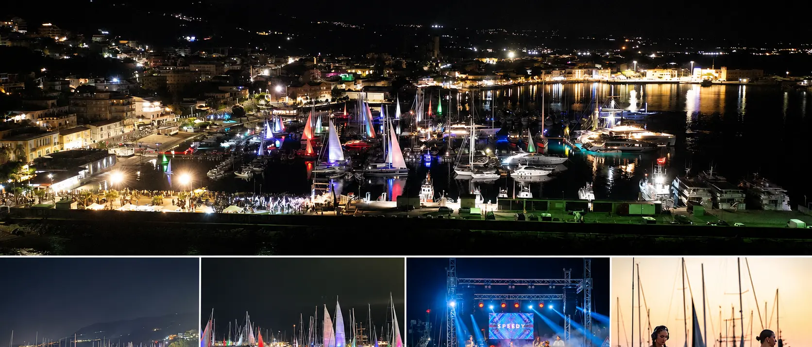 Light Fest conquista Vibo Marina: cinquemila persone tra barche a vela\u00A0illuminate, musica e riflessi colorati sul mare\n