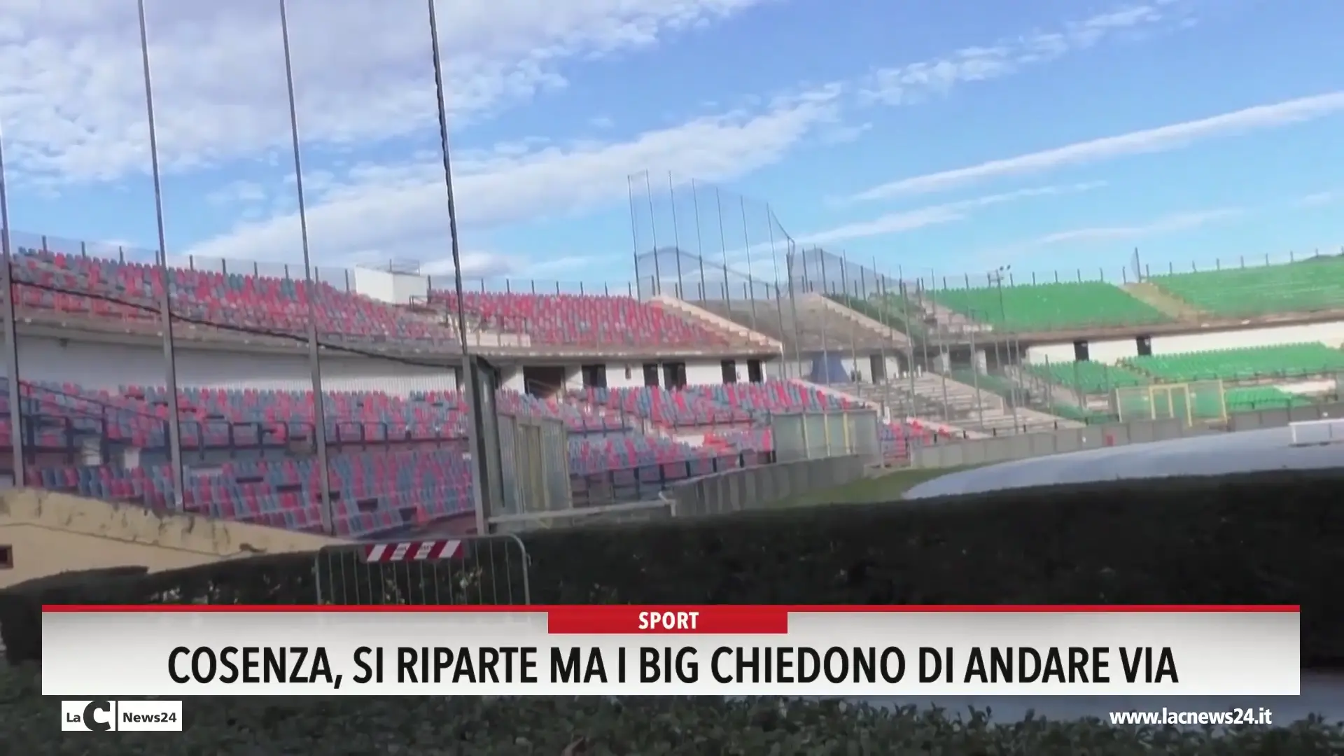 Cosenza, si riparte ma i big chiedono di andare via