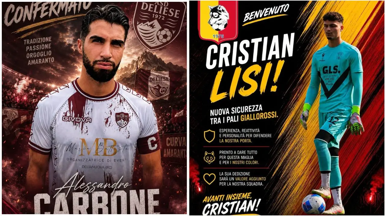Eccellenza, le neopromosse infiammano il mercato: botti e conferme per Sersale e Deliese\n