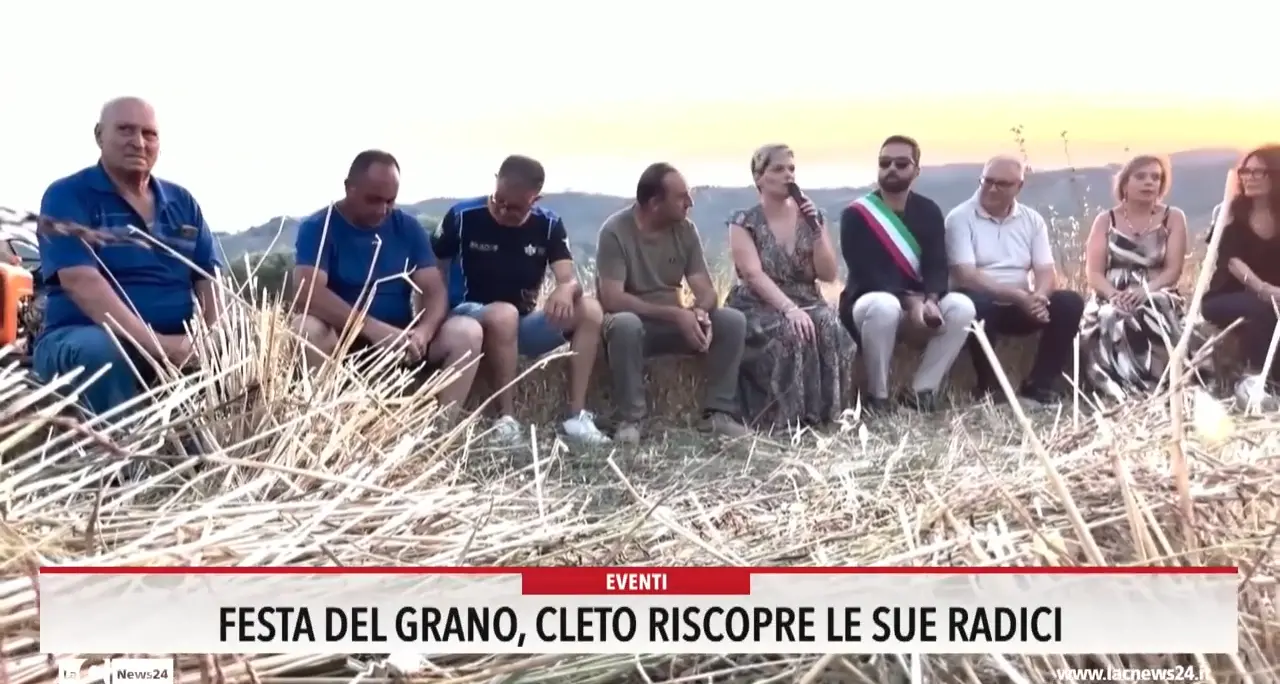 Festa del grano, Cleto riscopre le sue radici