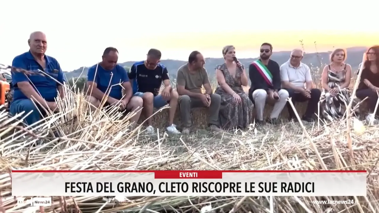 Festa del grano, Cleto riscopre le sue radici