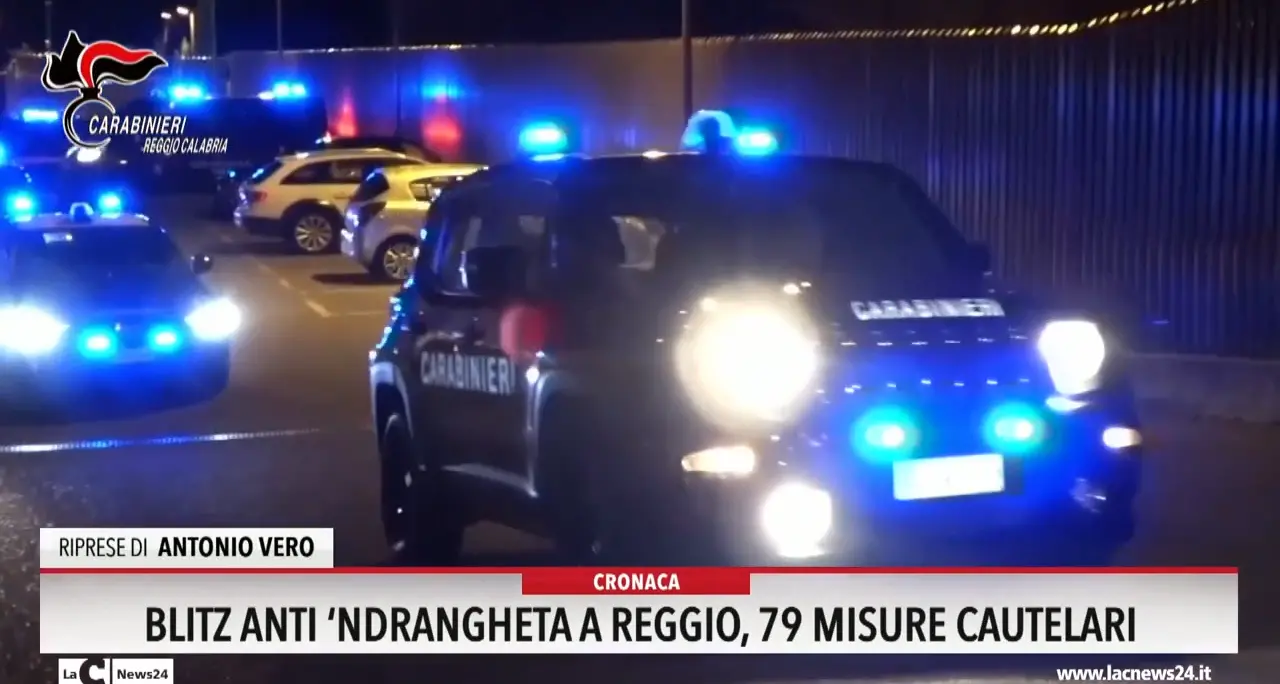 Blitz anti 'Ndrangheta a Reggio Calabria, 79 misure cautelari