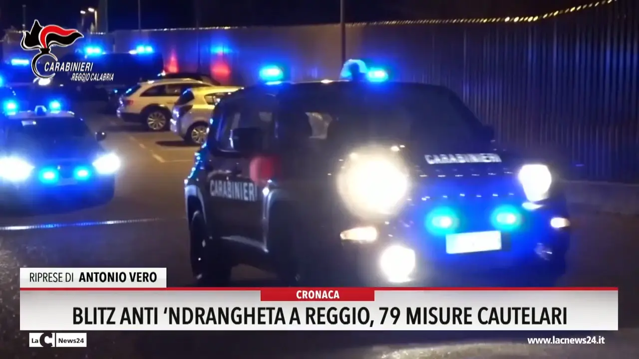 Blitz anti 'Ndrangheta a Reggio Calabria, 79 misure cautelari