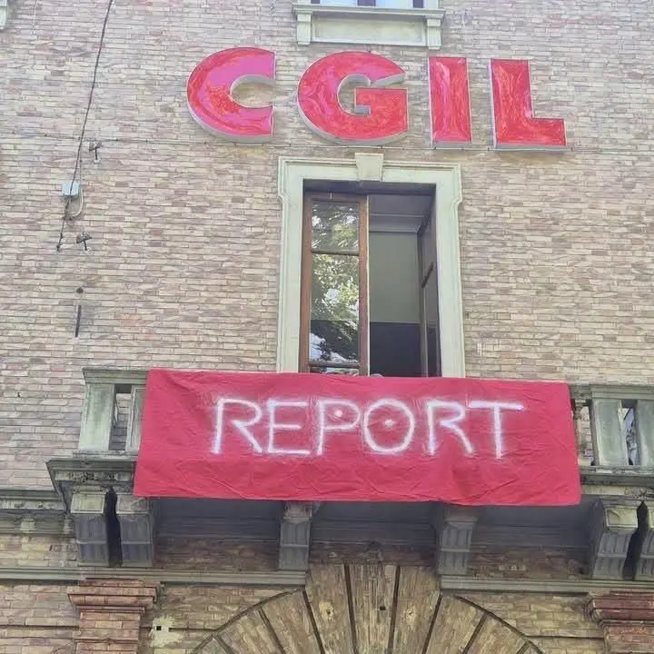 Ranucci ringrazia la Cgil di Cosenza che ha esposto uno striscione di solidarietà\n
