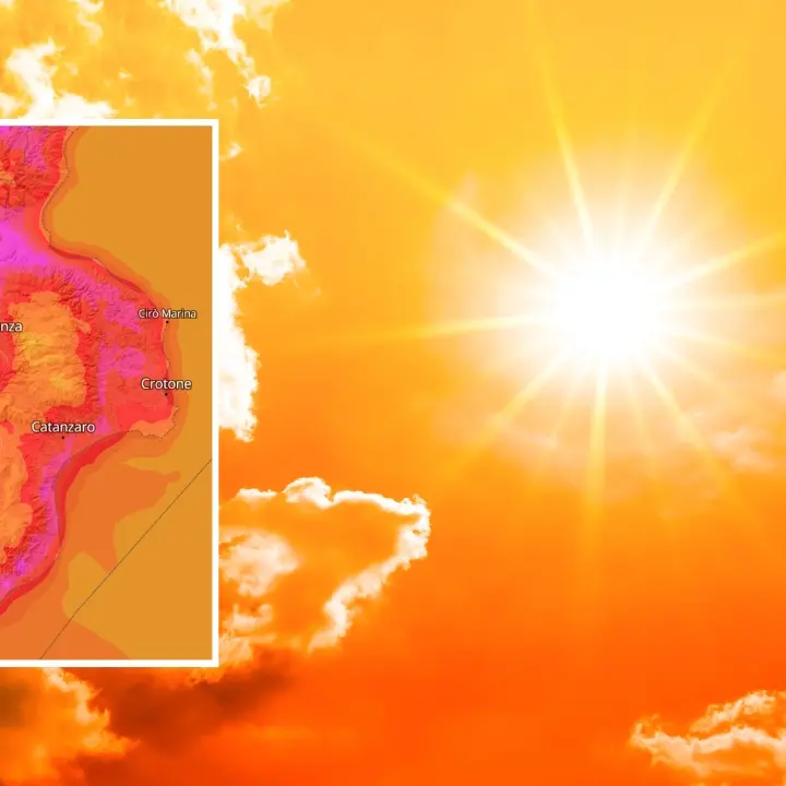 Caldo record in arrivo: weekend da bollino rosso, oggi prime fiammate fino a 37°C nel Catanzarese\n