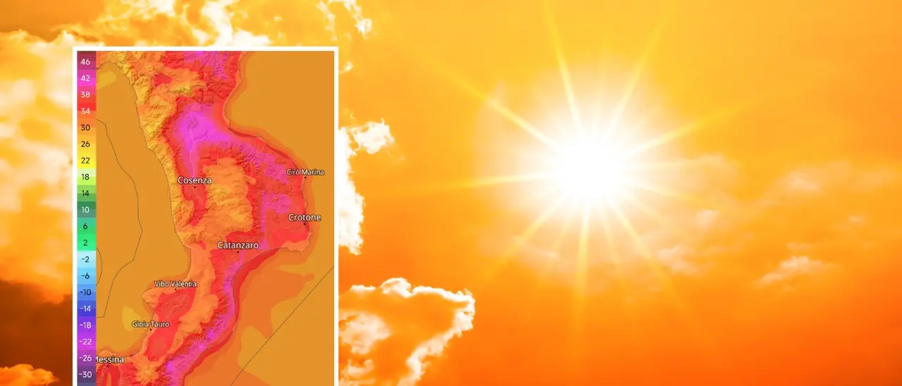 Calabria, arriva il\u00A0caldo\u00A0africano: fino a 45 gradi nel weekend, da oggi l'ondata di calore più intensa. Ecco dove\n\n\n