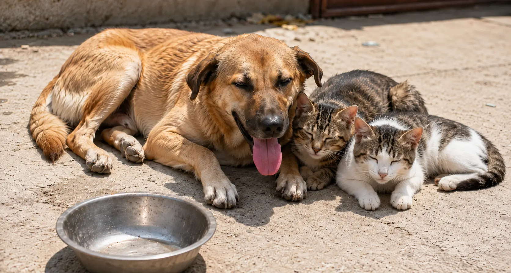 Caldo estremo, anche Jonadi emana un’ordinanza a tutela di cani e gatti: multe fino a 500 euro per chi li lascia all’aperto senza protezione\n