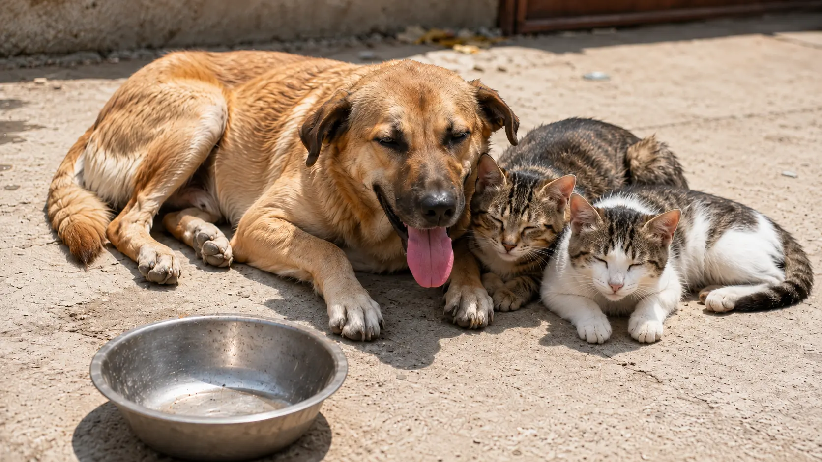Caldo estremo, anche Jonadi emana un’ordinanza a tutela di cani e gatti: multe fino a 500 euro per chi li lascia all’aperto senza protezione\n