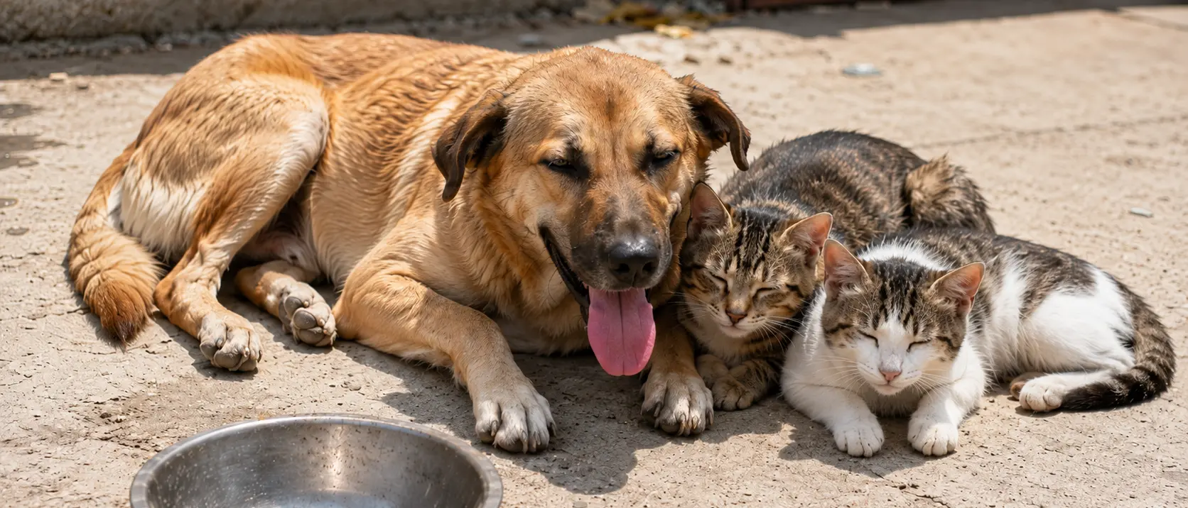 Caldo estremo, anche Jonadi emana un’ordinanza a tutela di cani e gatti: multe fino a 500 euro per chi li lascia all’aperto senza protezione\n