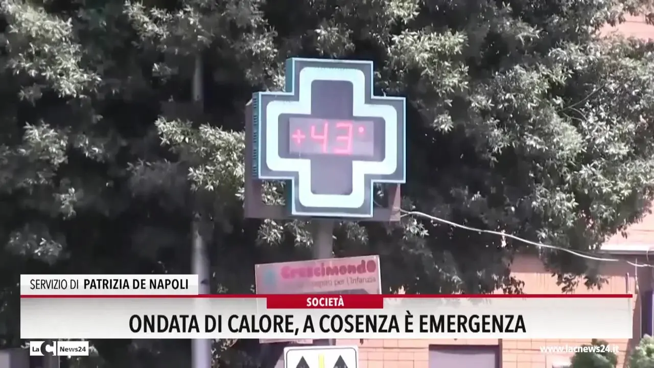 Ondata di calore: a Cosenza è emergenza