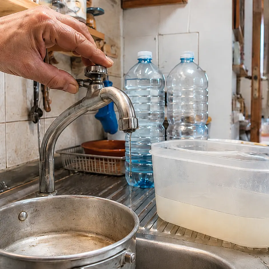 A Papaglionti di Zungri acqua razionata e non potabile: «Costretti a rifornirci alla fontana, viviamo un incubo»\n