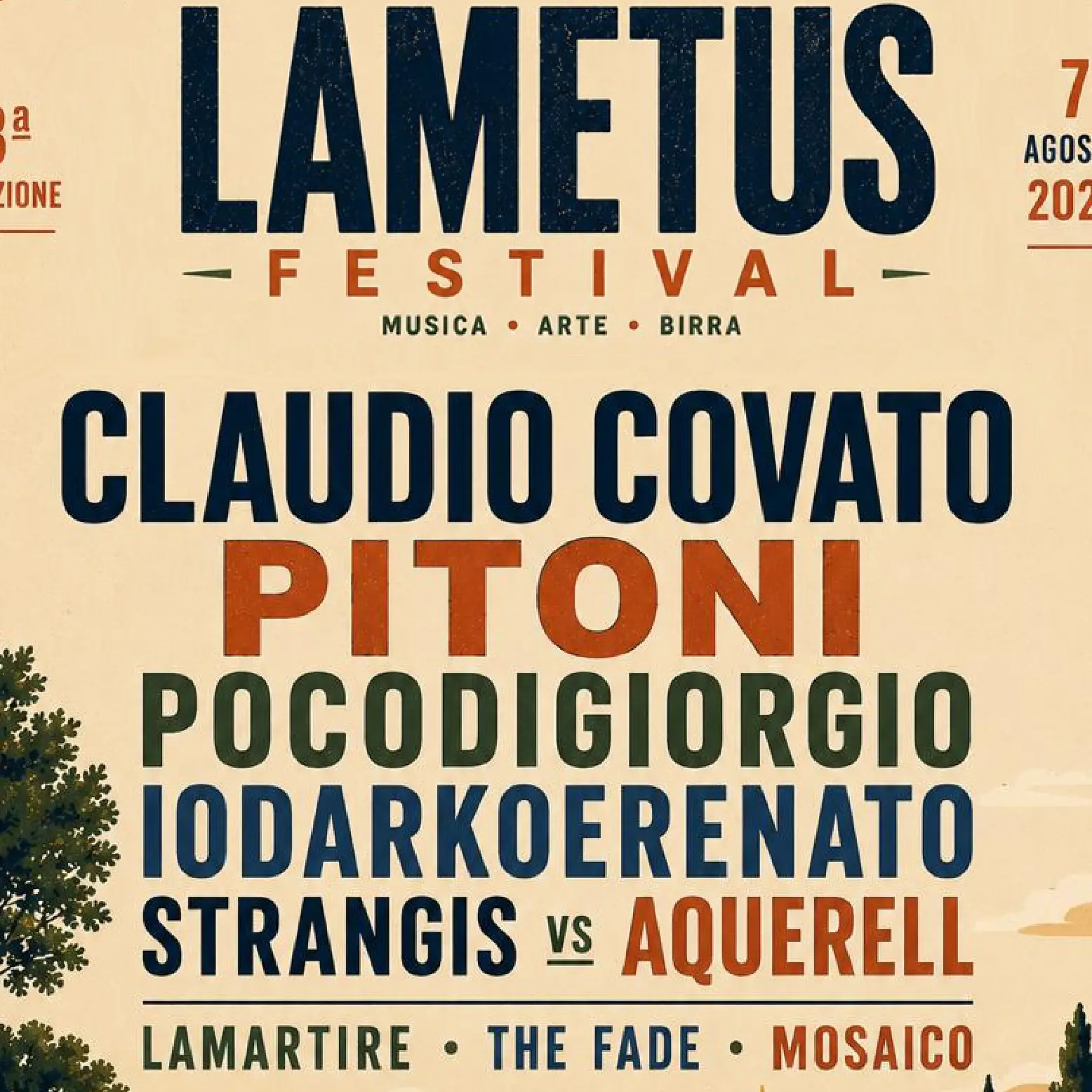 Lametus Festival, il 7 agosto torna a Lamezia Terme la terza edizione tra musica, arte e condivisione\n