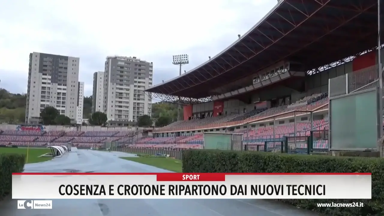 Cosenza e Crotone ripartono dai nuovi tecnici