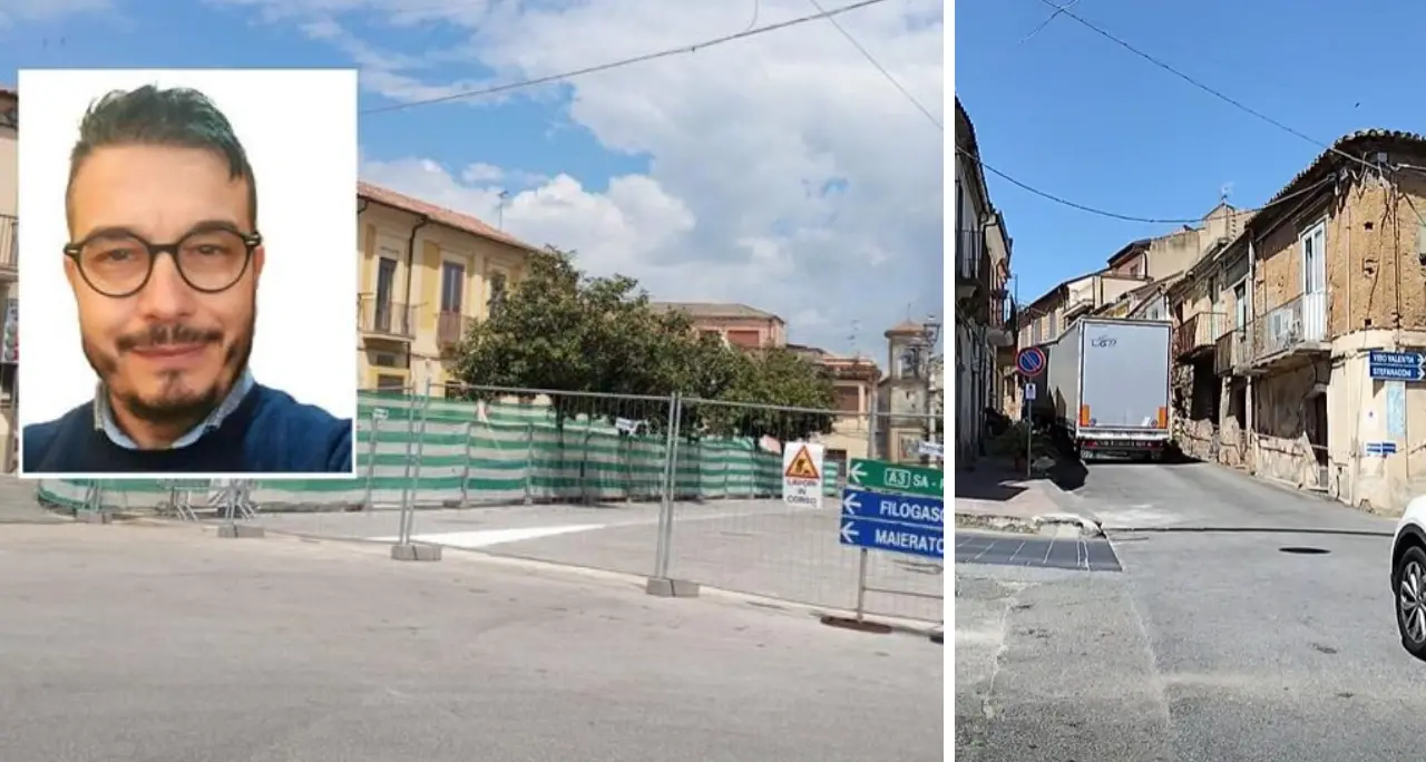Sant’Onofrio, anni di attesa per pochi metri di lavori: «Piazza Umberto ancora chiusa, ormai il caos è quotidiano»