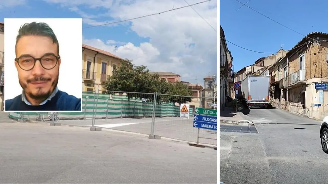 Sant’Onofrio, anni di attesa per pochi metri di lavori: «Piazza Umberto ancora chiusa, ormai il caos è quotidiano»