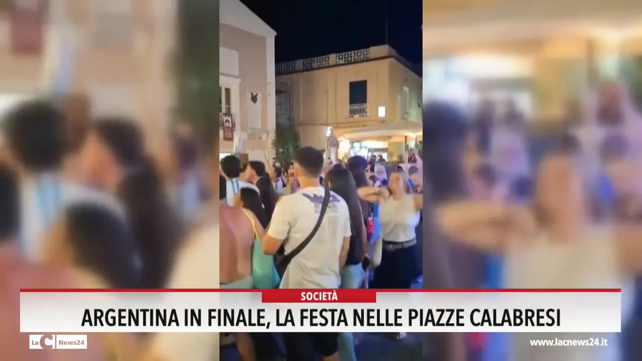 Argentina in finale, la festa nelle piazze calabresi