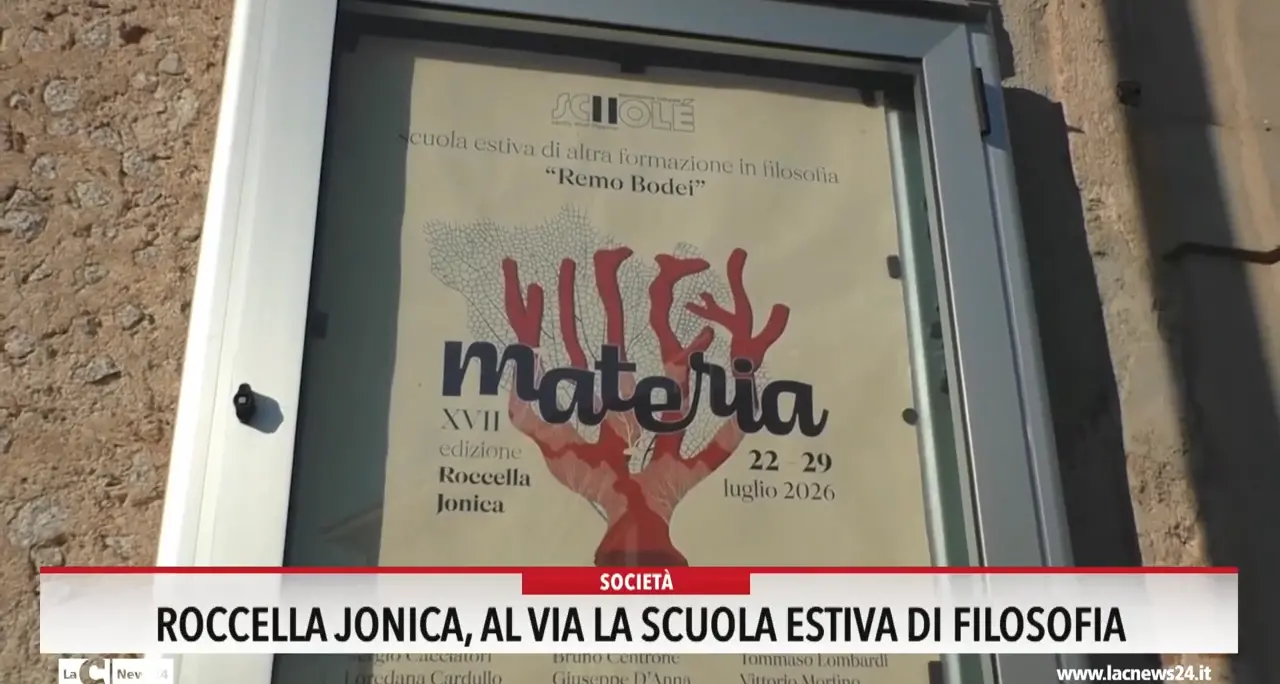 Roccella Jonica, al via la scuola estiva di filosofia