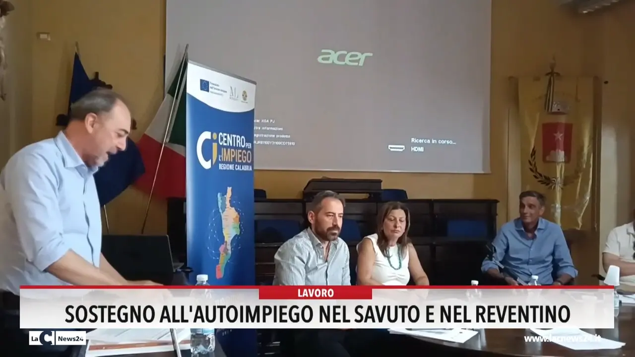 Sostegno all'autoimpiego nel Savuto e nel Reventino