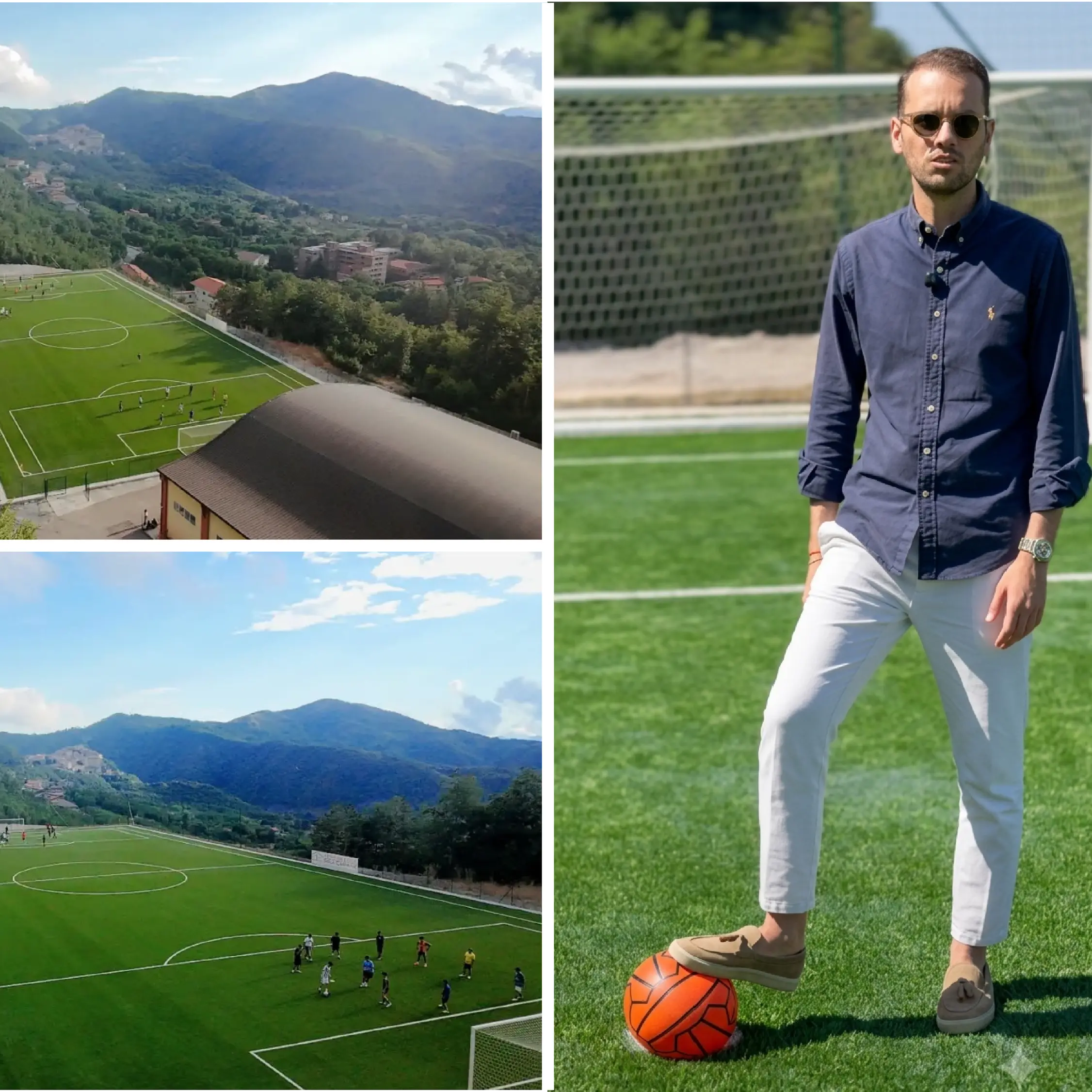 Simone Perrotta taglia il nastro del\u00A0nuovo campo sportivo di Mormanno: un’opera attesa da anni per le nuove generazioni\n