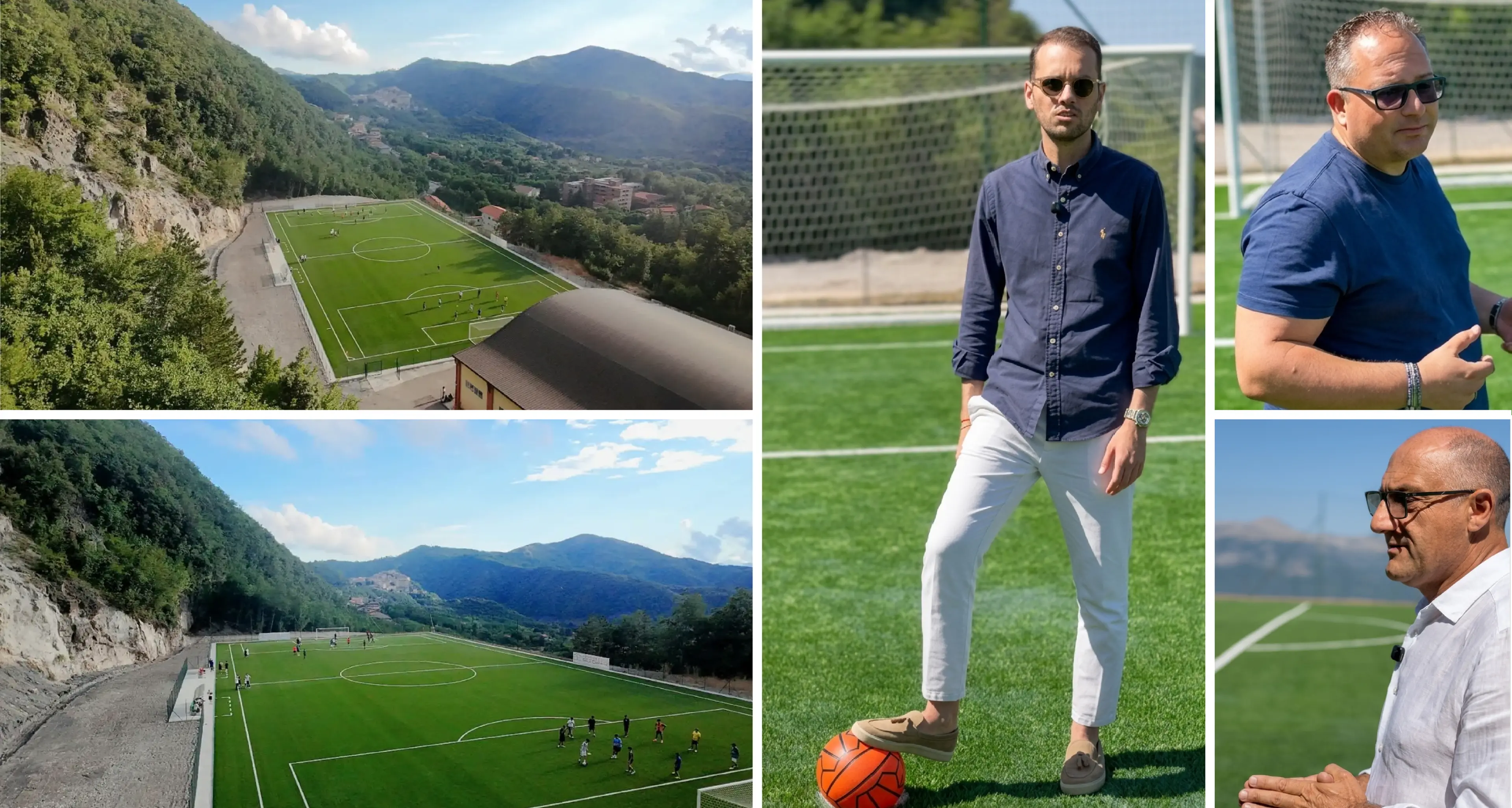 Simone Perrotta taglia il nastro del\u00A0nuovo campo sportivo di Mormanno: un’opera attesa da anni per le nuove generazioni\n