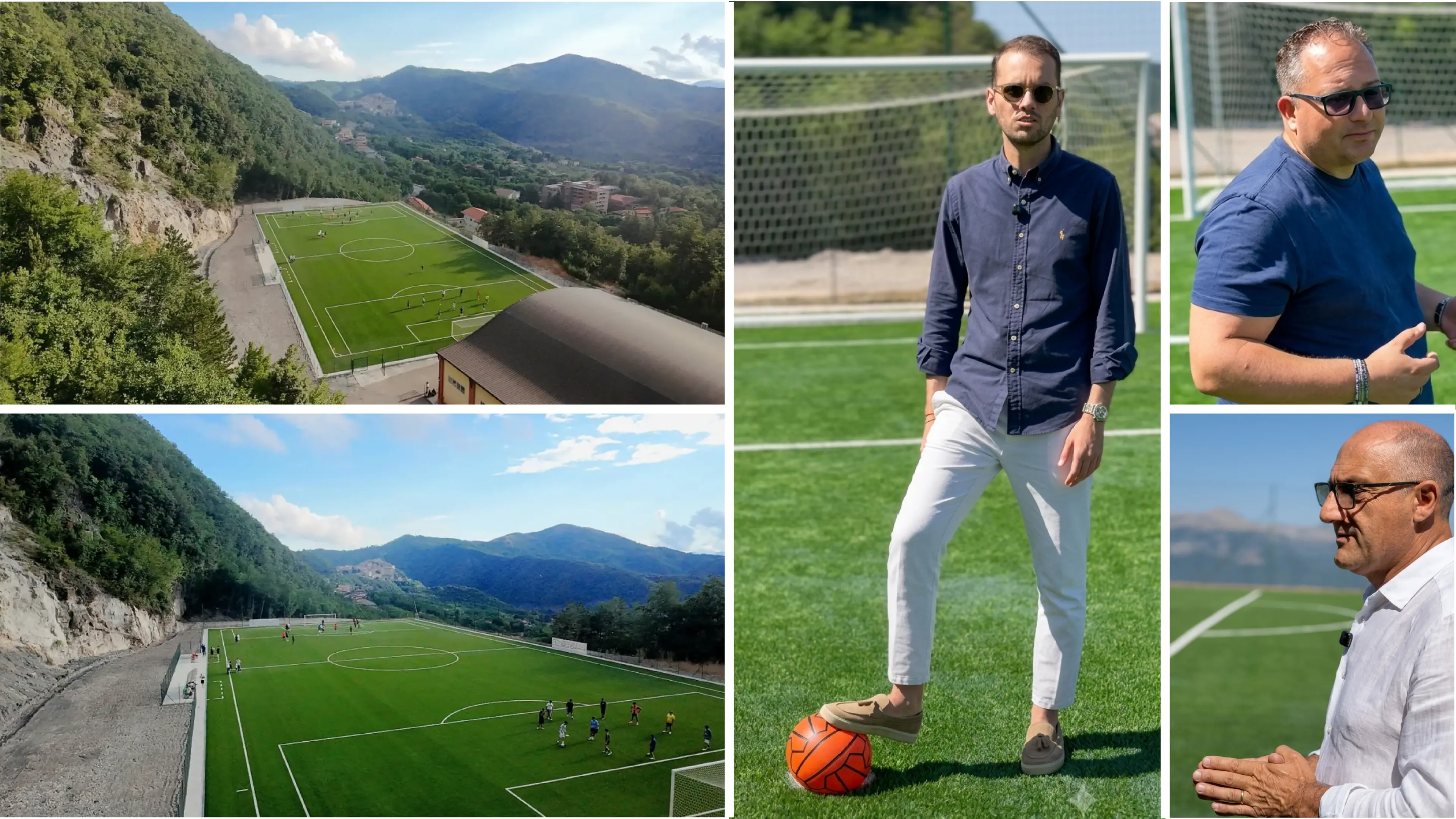 Simone Perrotta taglia il nastro del\u00A0nuovo campo sportivo di Mormanno: un’opera attesa da anni per le nuove generazioni\n