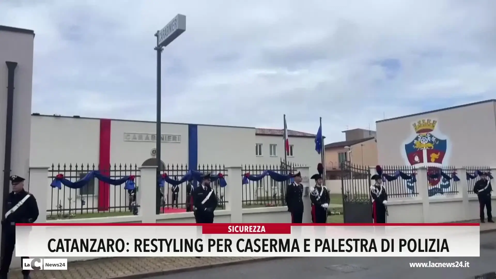 Catanzaro, Restyling per caserma e palestra di polizia