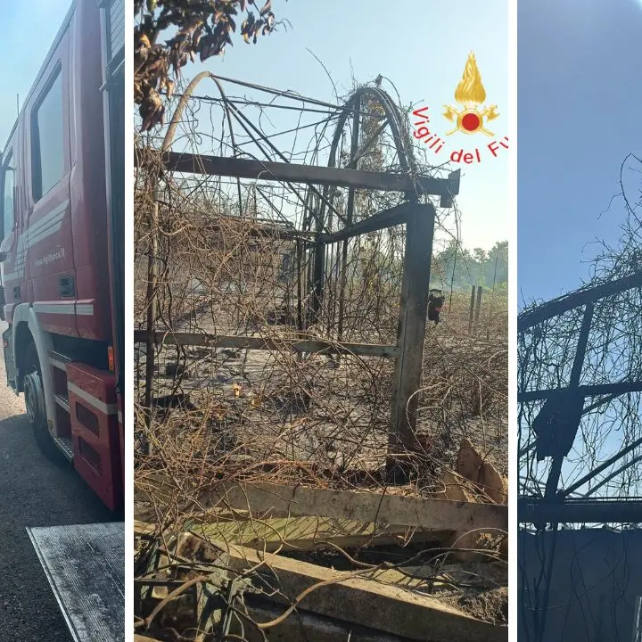 Lamezia Terme: vasto incendio sulla SS18 lambisce attività commerciali e blocca temporaneamente\u00A0la ferrovia\n
