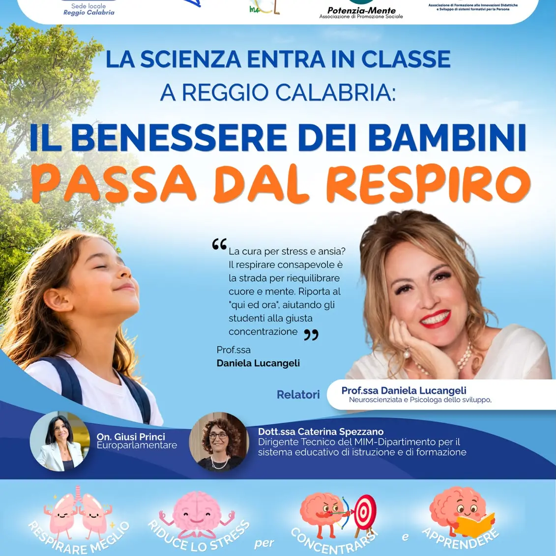 Reggio\u00A0al centro delle neuroscienze educative: il 10 e il 15 agosto due appuntamenti con Daniela Lucangeli\n