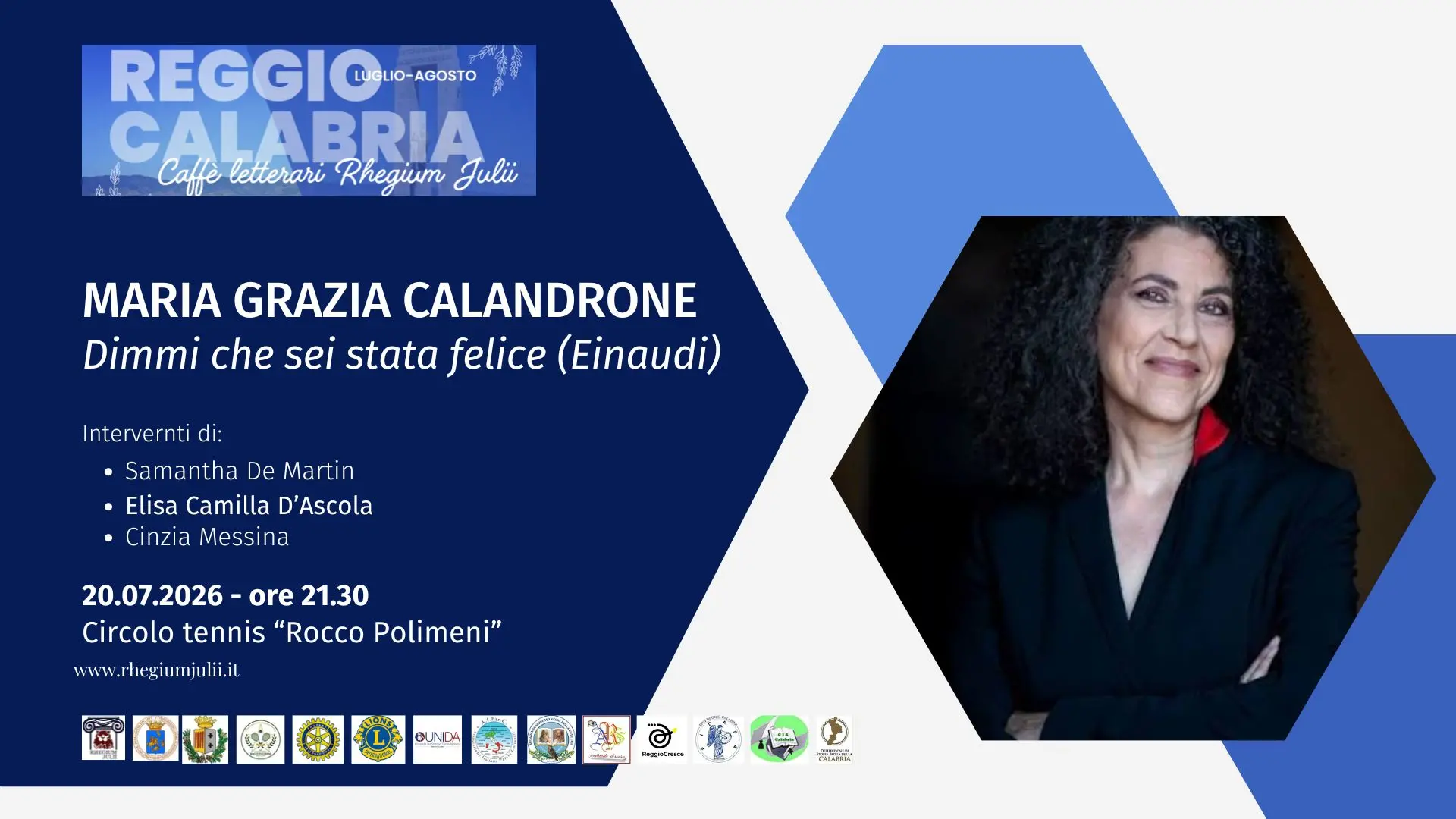 Prima volta ai Caffè letterari del Rhegium Julii di Maria Grazia Calandrone\n