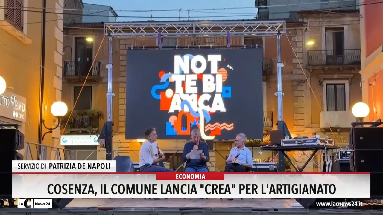Cosenza il comune lancia crea per l'artigianato