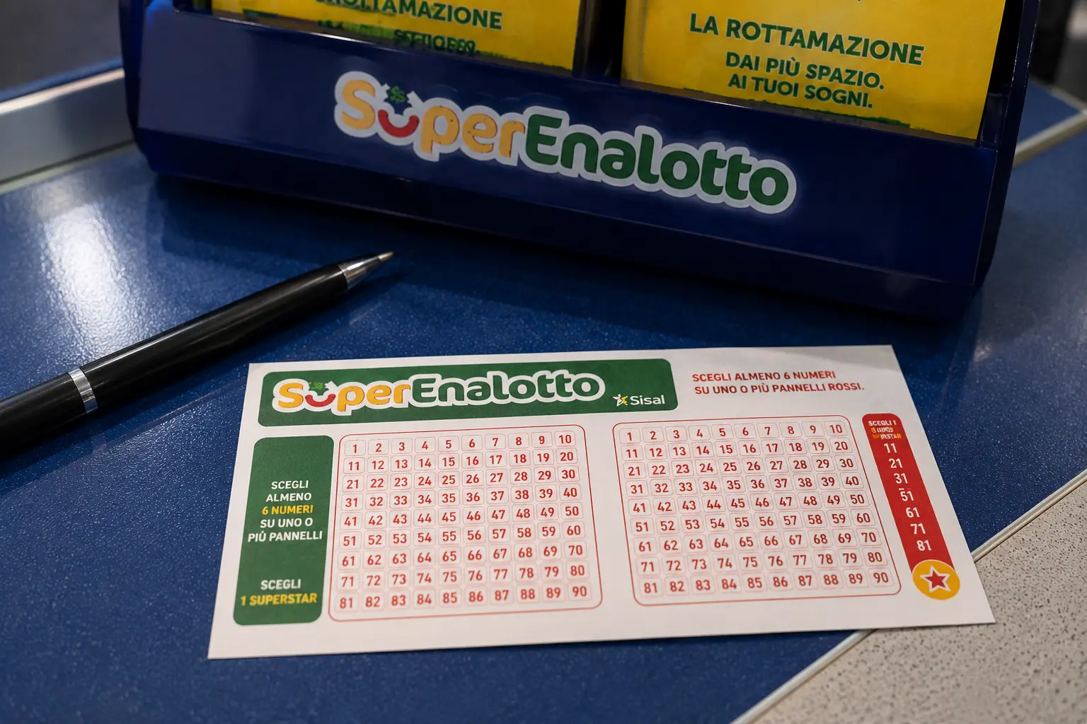 SuperEnalotto, doppia vincita in Calabria: due “5” da oltre 26mila euro a Tropea e Crotone\n