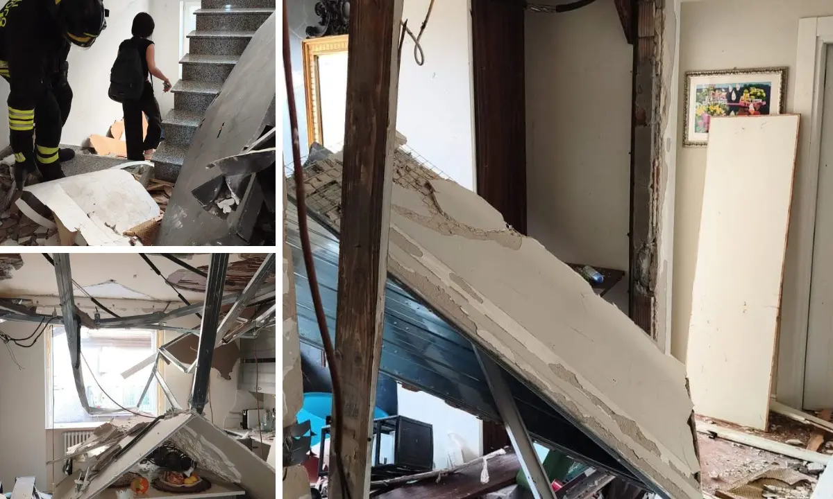 Esplosione a San Giovanni in Fiore: i due ustionati trasferiti d’urgenza all’ospedale di Bari | FOTO