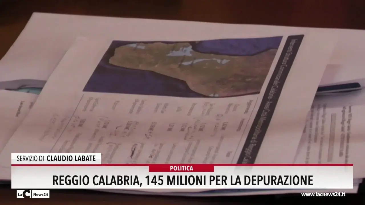 Reggio Calabria, 145 milioni per la depurazione
