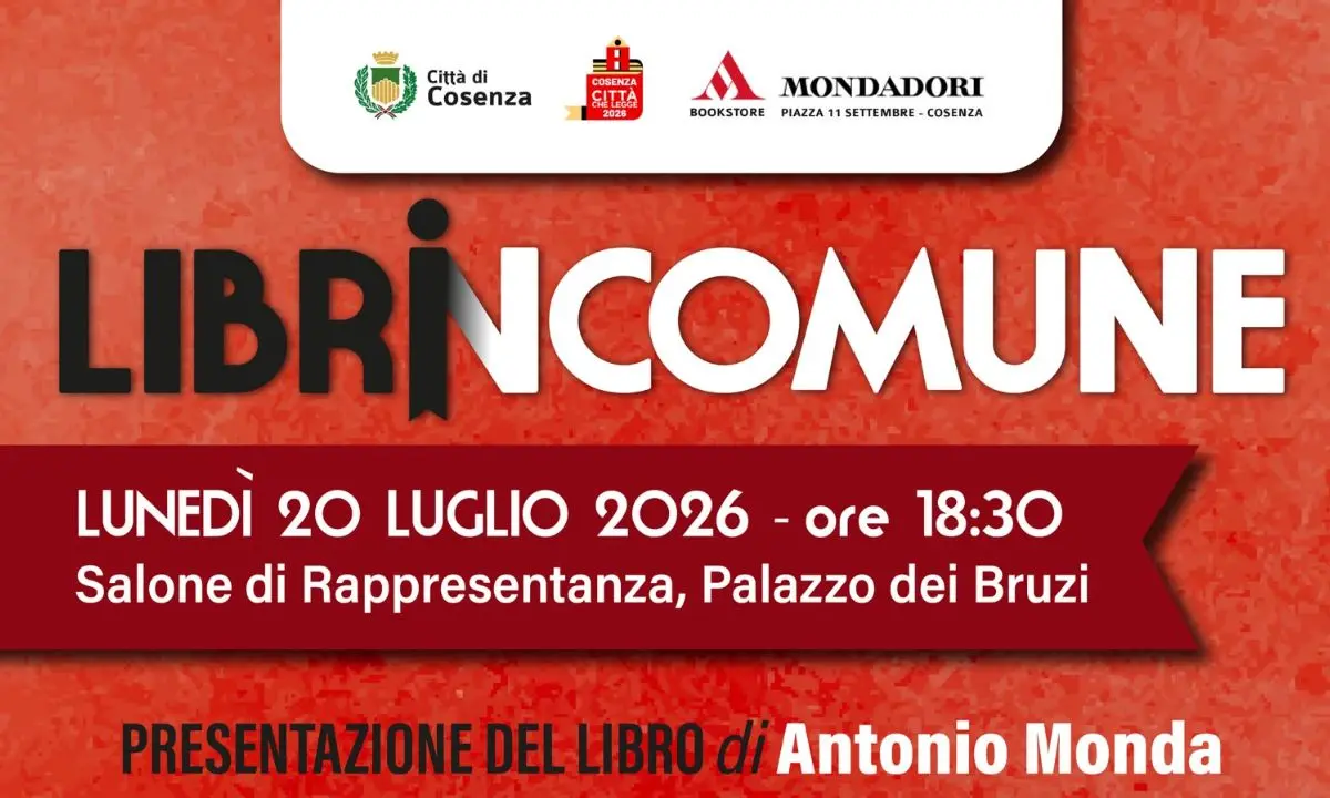 Cosenza, Antonio Monda torna a LibrinComune con il romanzo “Una mattina gloriosa”\n