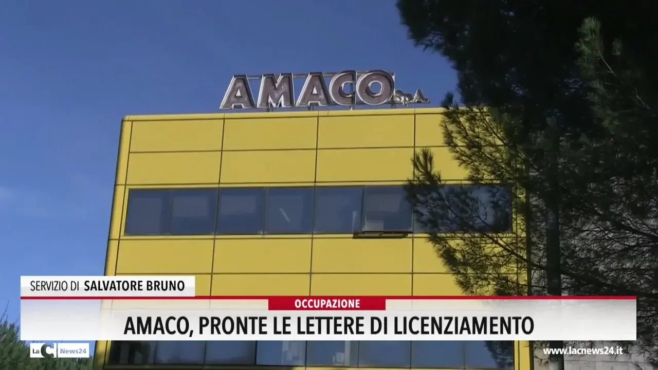 Amaco, pronte le lettere di licenziamento